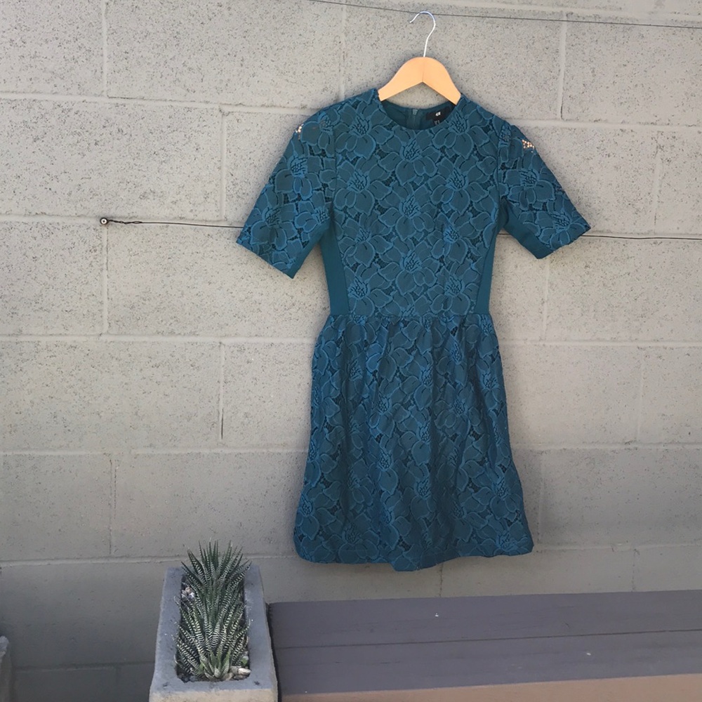 Green Lace Dress